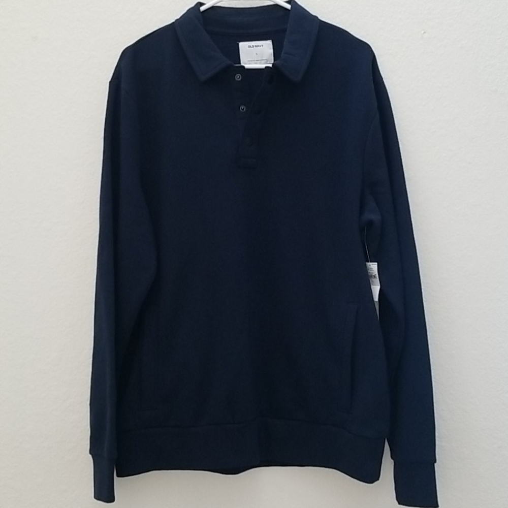 NWT Old Navy Men's Button Up Pullover Size Large